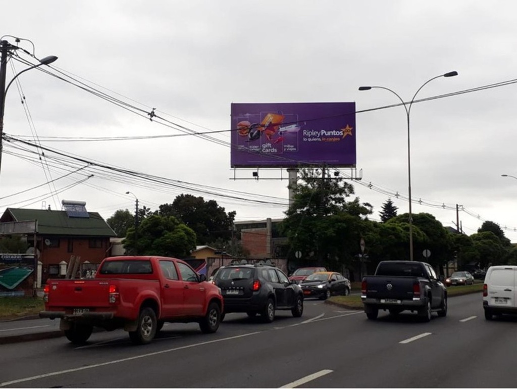 Temuco | Av. Caupolicán con Valdivia, N-S | Unipole