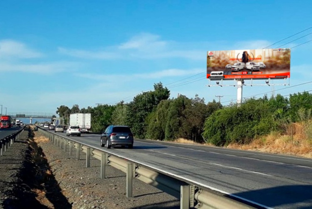 Maule | Ruta 5, entrada sur Talca (UNIPOLE CARRETERO) | Unipole