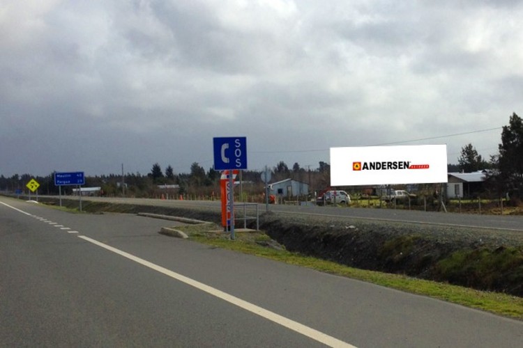 Calbuco | Ruta 5 hacia Pargua, Sector pasado peaje Calbuco | Caminero