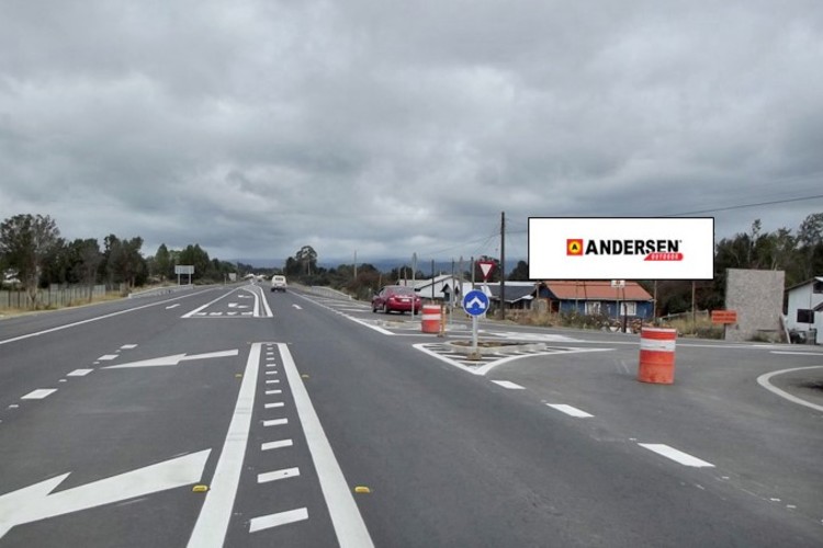 Dalcahue | Ruta 5, entrada norte Castro. cruce Aeropuerto | Caminero