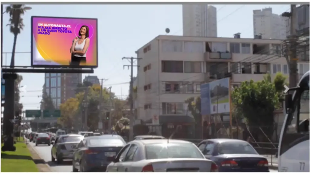 Viña del Mar | Av. Benidorm, esquina 4 Oriente a las afueras de Mall Marina Arauco | Pantallas Digitales